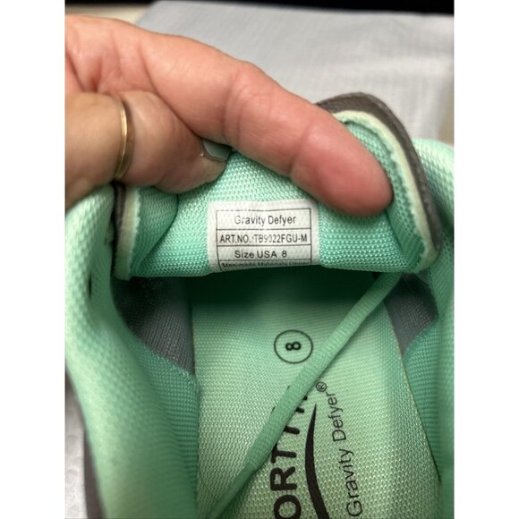 Gdefy Gravity Defyer Ion Athletic Shoes Women's US Size 8 TB9022FGU-M Gray Teal - Picture 4 of 6